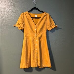 Gap 6 petite Button-Down Dress